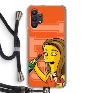 Jamie Lee Simpson: Samsung Galaxy A32 5G Transparant Hoesje met koord
