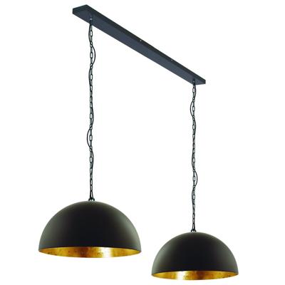 Steinhauer Eetkamer hanglampSemicirkel 2x Ø 35cm - 2556ZW