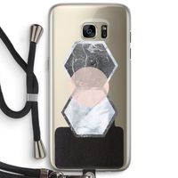 Creatieve toets: Samsung Galaxy S7 Edge Transparant Hoesje met koord