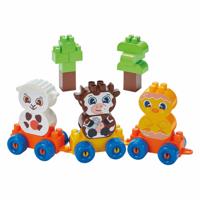 Abrick boerderijdieren blokkentrein - 250dlg.