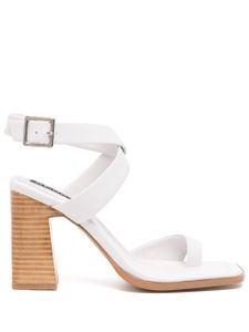 Senso sandales Chrissy 90 mm en cuir - Blanc