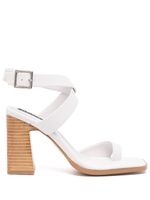 Senso sandales Chrissy 90 mm en cuir - Blanc