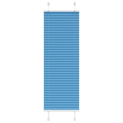 Pliss rolgordijn 50x100 cm stofbreedte 49,4 cm polyester blauw