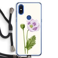 Purple poppy: Xiaomi Mi Mix 3 Transparant Hoesje met koord