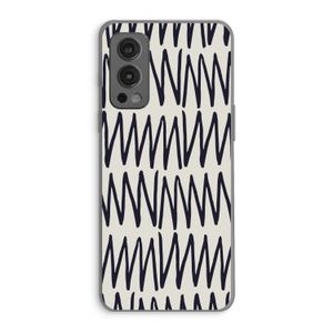 Marrakech Zigzag: OnePlus Nord 2 5G Transparant Hoesje