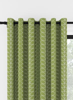 Orla Kiely - Ringgordijn - Linear Stem Chalky Green