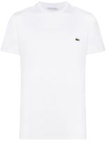 Lacoste t-shirt à logo brodé - Blanc