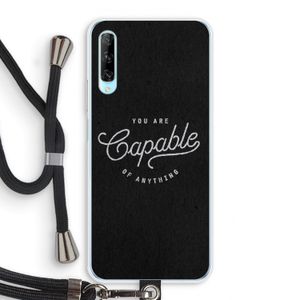 Capable: Huawei P Smart Pro Transparant Hoesje met koord