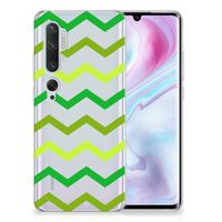 Xiaomi Mi Note 10 Pro TPU bumper Zigzag Groen