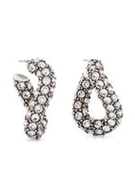 ISABEL MARANT boucles d'oreilles Funky Ring à ornements en cristal - Argent - thumbnail