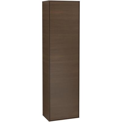 Villeroy & Boch Finion hoge kast - 1 deur 41.8x151.6x27cm - rechts walnoot f49000gn