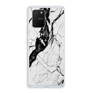 Witte marmer 2: Samsung Galaxy S10 Lite Transparant Hoesje