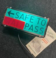 Origineel Truck Safety Signal Jaren 60 Werkend 220V - Met Originele Brochure