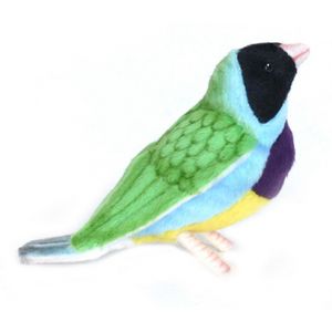 Tropische vogel knuffel Gouldamadine 11 cm