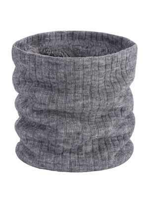 Eenvoudig Vlak Plus Fluweel Warm Sjaal