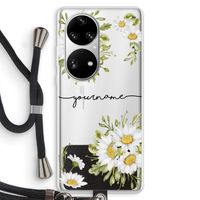 Daisies: Huawei P50 Pro Transparant Hoesje met koord