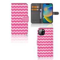 iPhone 14 Plus | Telefoon Hoesje | Waves Pink