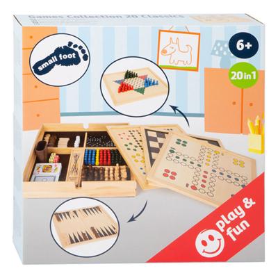 Small Foot houten spellen collectie, 20 klassiekers