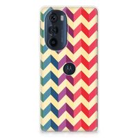 Motorola Edge 30 Pro TPU bumper Zigzag Multi Color