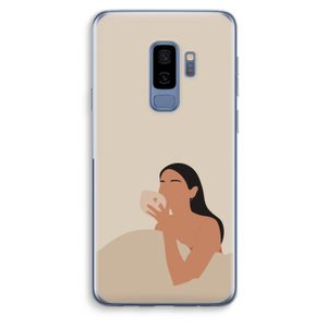 Fresh coffee: Samsung Galaxy S9 Plus Transparant Hoesje