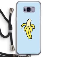 Banana: Samsung Galaxy S8 Plus Transparant Hoesje met koord