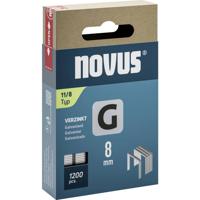 Novus Tools 042-0796 Nieten met plat draad Type 11 1200 stuk(s) Afm. (l x b x h) 8 x 10.6 x 8 mm - thumbnail