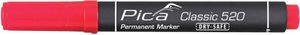 Pica 520/40 Permanent Marker 1-4mm rond rood,10st.