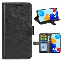 Xiaomi Redmi Note 11/11S Wallet Case met Magnetische Sluiting - Zwart - thumbnail