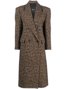 Hevo manteau Martina en laine vierge - Marron