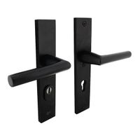 Intersteel Veiligheidsbeslag kerntrekbeveiliging skg3 profielcilinder 72 mm rechthoekig zwart - thumbnail