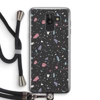Terrazzo N°16: Samsung Galaxy J8 (2018) Transparant Hoesje met koord