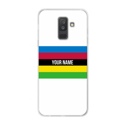 WK Wielrennen: Samsung Galaxy A6 Plus (2018) Transparant Hoesje