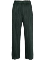 Pleats Please Issey Miyake pantalon court plissé Mc July - Vert - thumbnail