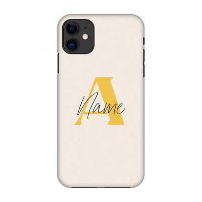 Amber Script: Volledig geprint iPhone 11 Hoesje