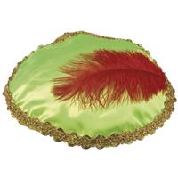 Pieten baret groen met groene veer