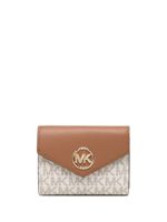 Michael Michael Kors porte-cartes Greenwich à logo imprimé - Marron