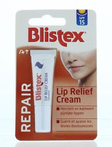 Lip relief cream blister