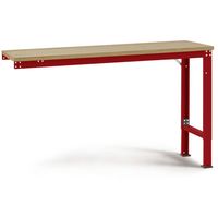 Manuflex AU8135.3003 Werk aanschuiftafel universele speciale met multiplex plaat, bxdxh = 2000 x 1200 x 722-1022 mm Robijn-rood - thumbnail