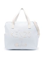 Kenzo Kids sac à langer à logo embossé - Bleu - thumbnail