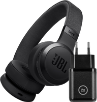 JBL Live 670NC Zwart + BlueBuilt Quick Charge Oplader met Usb A Poort 18W Zwart - thumbnail