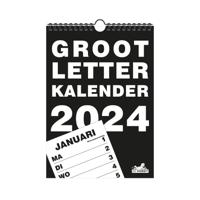 Grootletter Weekkalender A5 Zwart