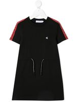 Calvin Klein Kids robe à logo imprimé - Noir