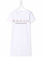 Calvin Klein Kids t-shirt à logo imprimé - Blanc