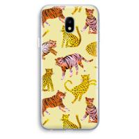 Cute Tigers and Leopards: Samsung Galaxy J3 (2017) Transparant Hoesje