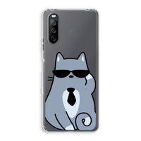 Cool cat: Sony Xperia 10 III Transparant Hoesje