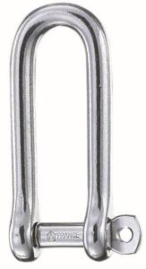 Wichard D-sluiting Lang Gevangen Pin Rvs 4 Mm Default