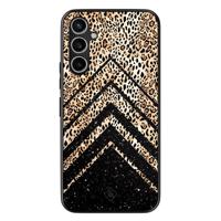 Samsung Galaxy A34 hoesje - Chevron luipaard - thumbnail