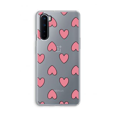 Ondersteboven verliefd: OnePlus Nord Transparant Hoesje