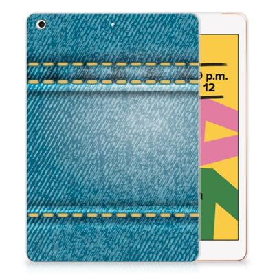 Apple iPad 10.2 | iPad 10.2 (2020) | 10.2 (2021) Leuke Siliconen Hoes Jeans Apple iPad 10.2 | iPad 10.2 (2020) | 10.2 (2021) Leuke Siliconen Hoes Jeans