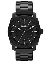 Fossil Heren Machine zwart roestvrij stalen horloge FS4775